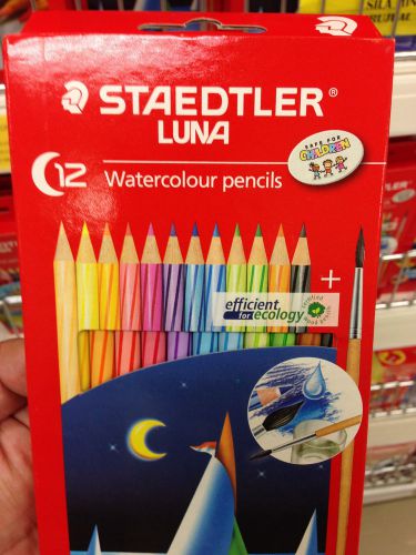 Staedtler Luna 12 Water Color Pencil Set For Kids, Children &amp; Office Use
