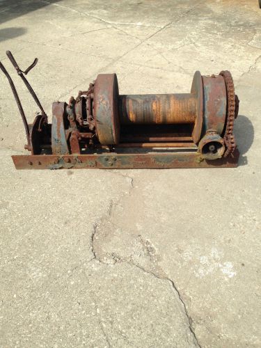 Vintage Ramsey Winch F20 20,000 Pound Winch with Friction Clutch Style Used