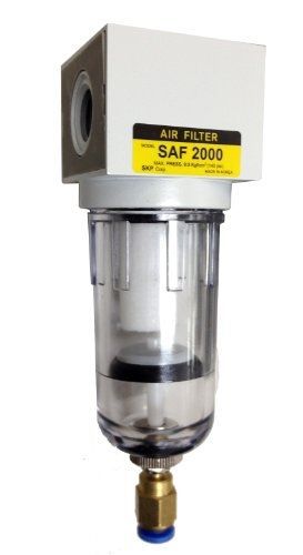 PneumaticPlus SAF2000M-N02BD Compressed Air Particulate Filter, 1/4&#034; Pipe Size,