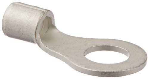 NSI Uninsulated Ring Terminal, 12-10 Wire Size, 1/4&#034; Stud Size, 0.472&#034; Width,