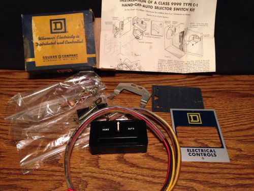 Square d hand-off-auto selector switch station parts  kit  class 9999  type c-1 for sale