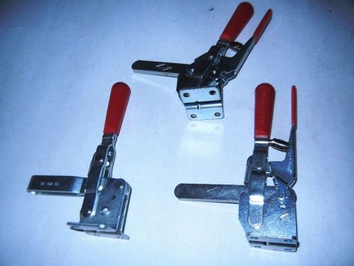 TOGGLE CLAMP DE-STA-CO #210-SA qty2 and 210-U qty. 1 one lot of 3 all 8&#034; long