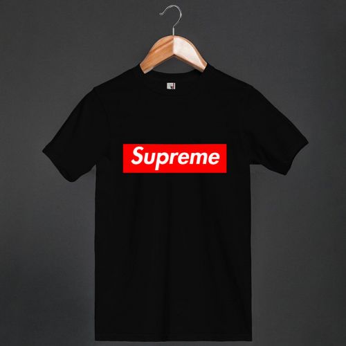 New !!! Supreme Fashion Design Logo Men&#039;s Black T Shirt Size S to 3XL
