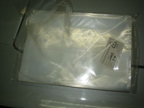 7 x 10 1.5ml poly bags pkg. 100 bags open top clear layflat ships from usa for sale