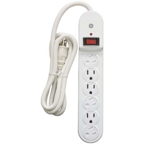 Ge 14739 surge protector w/6 outlets 2.5&#039; for sale