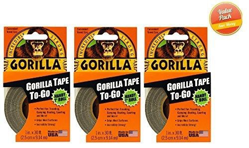 Gorilla Tape To-Go, 3 Pack