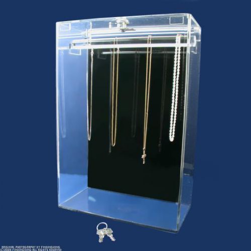 Acrylic necklace countertop display case tower 15&#034; for sale