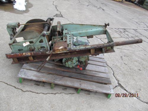 Braden constant load winch model cl-4l-1, rated 15,000 pounds, used for sale