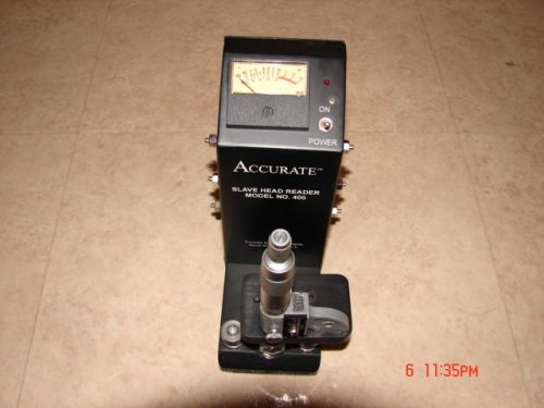 Accurate Sound Model 400 slave head reader