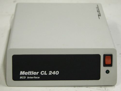 Mettler cl 240 bcd interface 12866 for sale