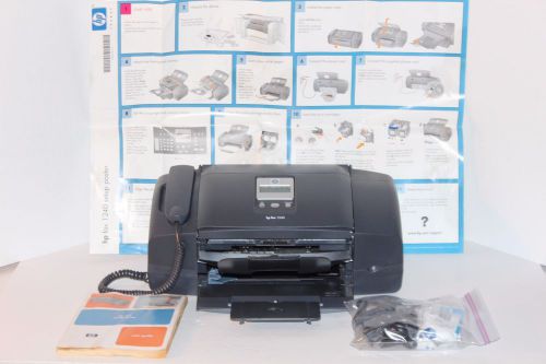 HP 1240 FAX MACHINE COPIER &amp; PHONE 3 IN 1 TESTED POWERS UP w EXTRA INK VGUC