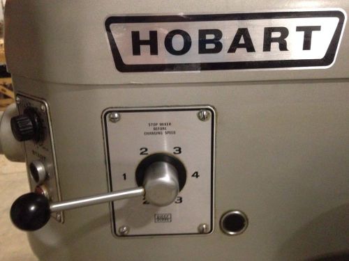 Hobart h-600t 60 qt mixer timer bowl b beater dolly power drive hub nsf ul order for sale