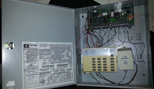 Detection systems, inc ds7080i alarm system control panel power supply enclosure for sale