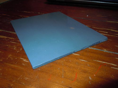 3/16&#034; PVC Sheet- Gray  3/16&#034; x 5-1/2&#034; x 7&#034;