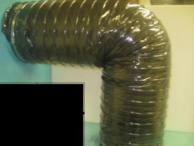 Flex duct - wire / 10&#034; x 25&#039; section   -  flexible ducting for sale
