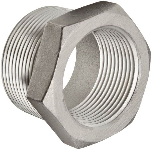 Stainless Steel 316 Cast Pipe Fitting Hex Bushing Class 150 3/4&#034; NPT Male X 1...