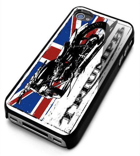 Triumph Motorcycle racing team flag Cover Smartphone iPhone 4,5,6 Samsung Galaxy