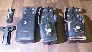 Lapd surplus motorola radio holders missing parts for sale