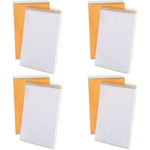 Ampad 25-472R Spiral Steno Book Gregg Rule 6x9&#034; White 70 Sheets 2 Packs 4 Packs