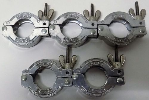 Five hps klein flange kf-20 20mm vacuum fitting centering ring union seal clamps for sale