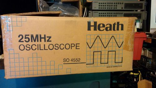 HEATH 25MHz OSCILLOSCOPE, 4552