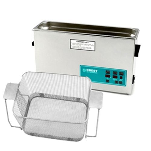 Crest cp1200d ultrasonic cleaner-perforated basket-digital heat/timer for sale