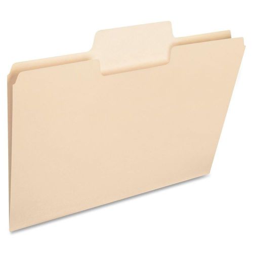 Smead SuperTab Heavyweight File Folder  Oversized 1/3-Cut Tab Letter Size Man...