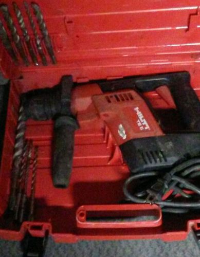 Hilti TE 5 Corded Hammer Drill w/ Case and Bits