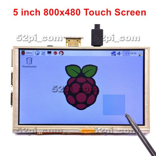 5 Inch 800x480 HDMI TFT LCD Touch Screen for Raspberry PI 3/2 Model B/ B+ /A+ /B