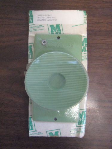 New McElroy S450450312 4&#034; IPS Concave Serrated Heater Adapter Free Shipping
