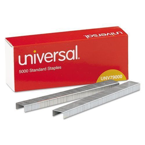 Universal Standard Chisel Point 210 Strip Count Staples, 5,000/Box, 6 Boxes NEW