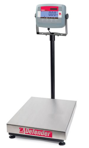Ohaus defender 3000 standard bench scale (d31p60bl) w/3 year warranty included for sale