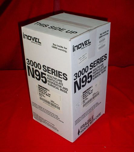 Case of 160 - inovel 3000 Series N95 Particulate Resirator &amp; Surgical Mask