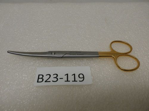 SSI 32-820 Mayo dissecting Scissors 6.75&#034; CURVED Carbide Inserts Surgical Instru