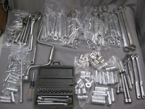Craftsman socket and wrench lot - metric standard sockets ratchets wrenches for sale