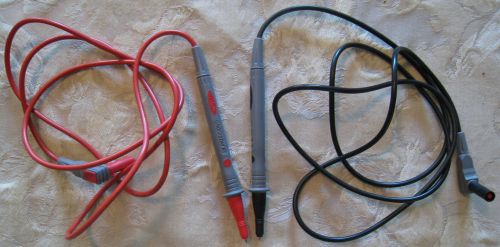B&amp;K Test Leads + Box And Manual For  A 2704C Meter (Meter Not Included)