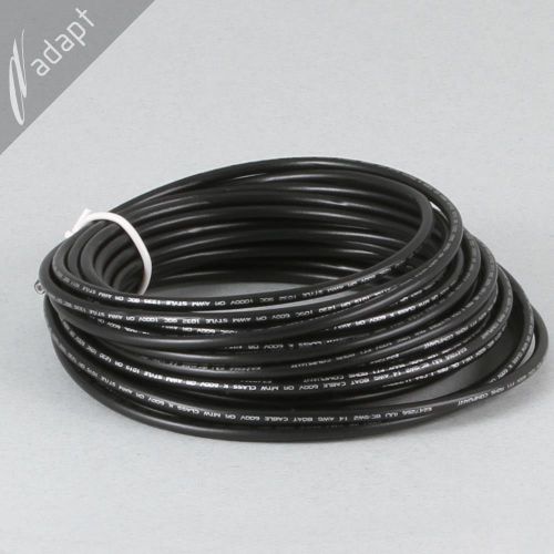 12 awg black hook up lead primary wire stranded 25 ft ul1015, 600v awm mtw tew for sale
