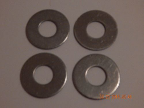 STAINLESS STEEL FLAT WASHER 1&#034;.  2 1/2&#034; O.D. 1&#034; I.D. 5  PCS. NEW