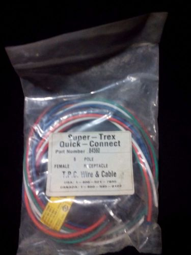 TPC * SUPER-TREX QUICK CONNECT CABLE 84560 tpc wire &amp; cable 6 pole female