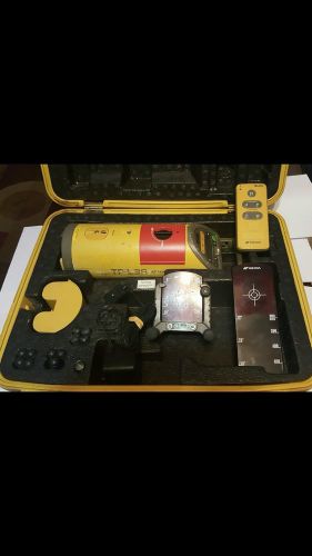 Topcon TP-L3A Red Beam Pipe Utility Sewer Laser w/ Case READ Nashville
