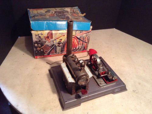 Circa 1950 Wilesco Made in Germany Toy Steam Engine with Original Box