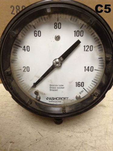 Ashcroft Duragauge  0-160 PSI Pressure Gauge