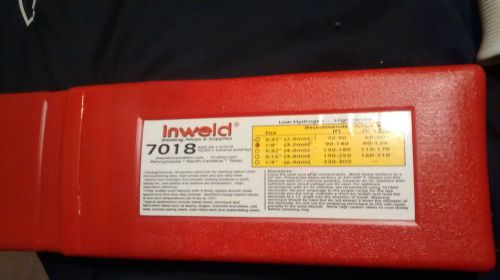 INWELD E7018 1/8&#034; stick electrodes welding rod 7018 high quality 10lbs