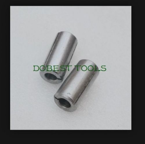 2pcs power collet chuck adapter for tools bits cnc router parts 1/2&#034;to 1/4&#034;