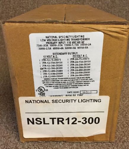 National Security Lighting - Low Voltage Transformer - TR12-300