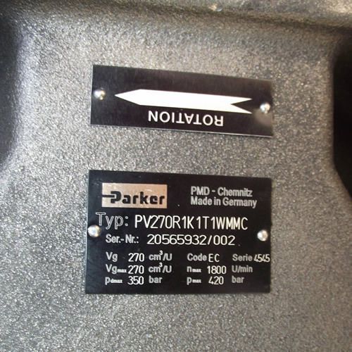 new parker pump PV270R1K1T1WMMC