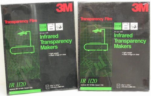 Lot of 2 - 3m Transparency Film - IR 1120 - NEW and Sealed