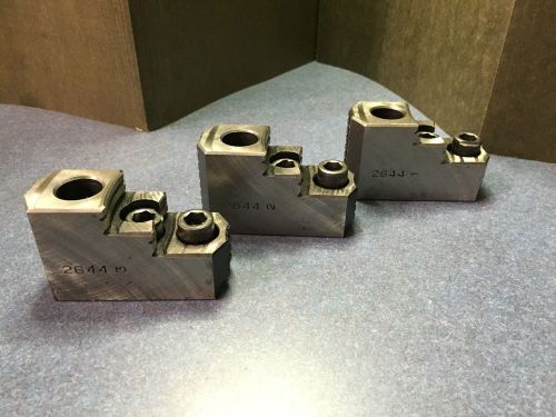8&#034; Reversible Double Step Hard Steel Chuck Jaw Set ***FREE SHIPPING***