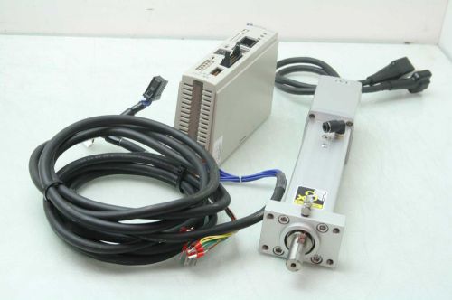 IAI Robo Cylinder RC-RSW-H-100 Actuator 100mm Stroke w RCA-S-S5 Drive &amp; Cables