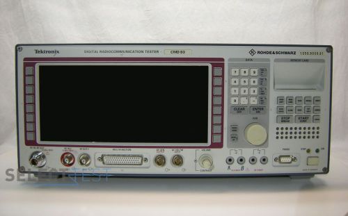 Tektronix cmd80 digital radio communication tester (with many options) (ref:034) for sale